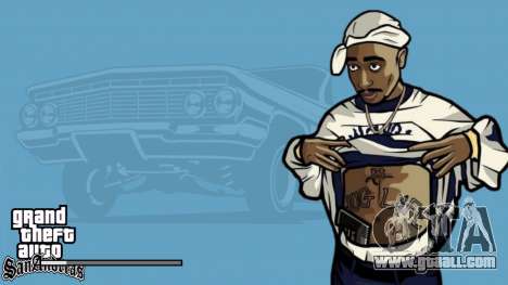 Tupac Loadscreen for GTA San Andreas