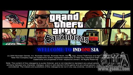 GTA V Style Loadscreen Indonesia for GTA San Andreas