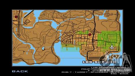 Map in the style of GTA III for GTA San Andreas