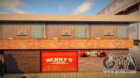 Bennys Original Autoworks San fierro Workshop for GTA San Andreas