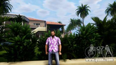 Themed Hawaiian shirt v3 for GTA Vice City Definitive Edition