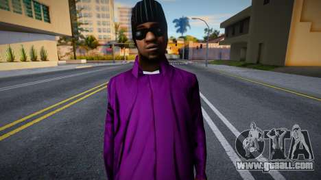 Ballas3 Textures Upscale for GTA San Andreas