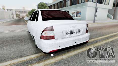 Lada Priora Sedan (2170) Dirty for GTA San Andreas