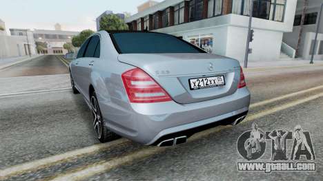 Mercedes-Benz S 63 AMG (W221) 2011 for GTA San Andreas