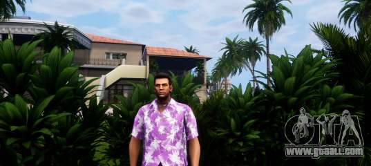 Themed Hawaiian shirt v3 for GTA Vice City Definitive Edition