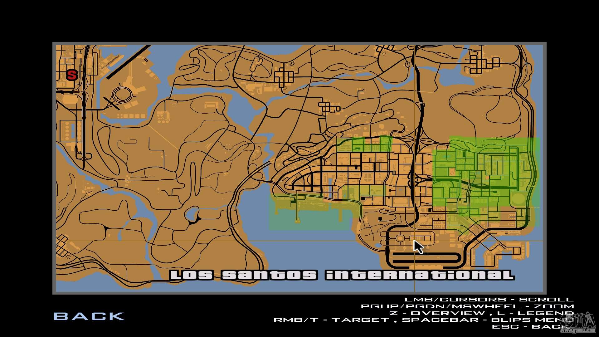 Large map of GTA 3, Games, Mapsland