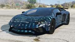 Lamborghini Aventador Astronaut Blue for GTA 5