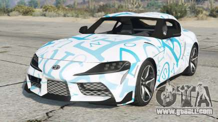 Toyota GR Supra Alabaster for GTA 5