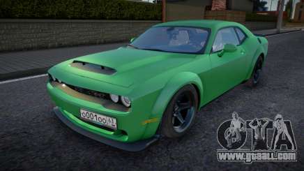 Dodge Challenger SRT Demon Sapphire for GTA San Andreas
