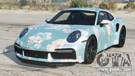 Porsche 911 Turbo S Fountain Blue for GTA 5