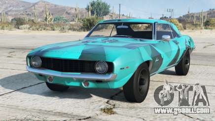 Chevrolet Camaro SS Fountain Blue for GTA 5