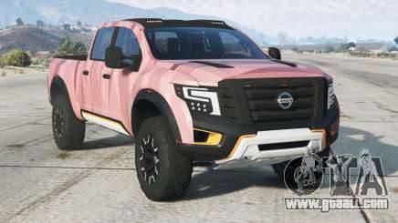 Nissan Titan Pastel Pink for GTA 5