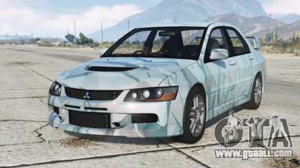 Mitsubishi Lancer Evolution IX Pastel Blue for GTA 5