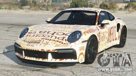 Porsche 911 Turbo S Parchment for GTA 5