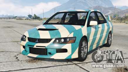 Mitsubishi Lancer Evolution IX Bondi Blue for GTA 5