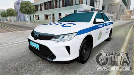 Toyota Camry Police (XV50) for GTA San Andreas