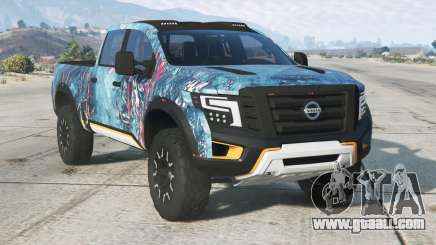 Nissan Titan Maximum Blue for GTA 5