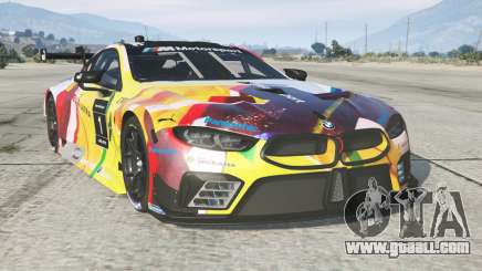 BMW M8 GTE Dark Puce for GTA 5