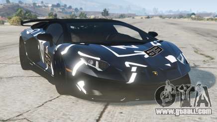 Lamborghini Aventador SVJ 63 Ebony Clay for GTA 5