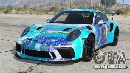 Porsche 911 GT3 Curious Blue for GTA 5