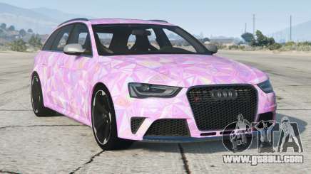 Audi RS 4 Avant Lavender Rose for GTA 5