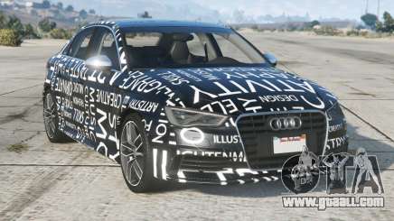 Audi A3 Sedan Big Stone for GTA 5