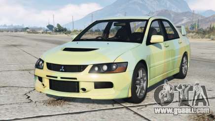 Mitsubishi Lancer Evolution IX Paris White for GTA 5