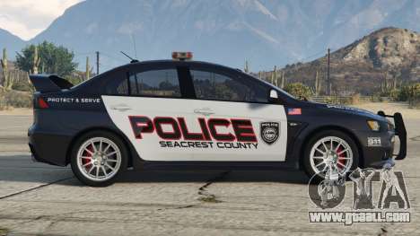 Mitsubishi Lancer Evolution X Police