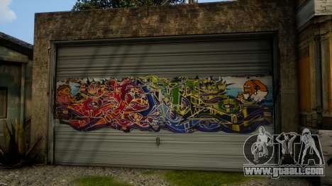 Grove CJ Garage Graffiti v4