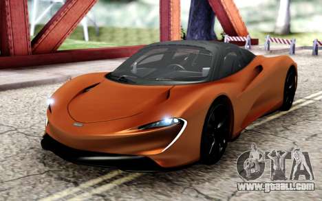 McLaren Speedtail Roadster for GTA San Andreas