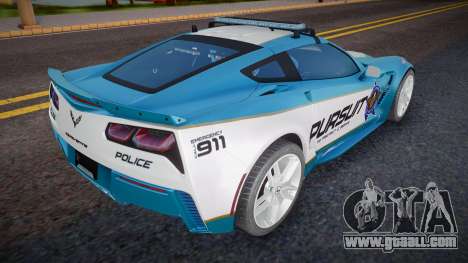 2017 Chevrolet Corvette Grand Sport Police for GTA San Andreas