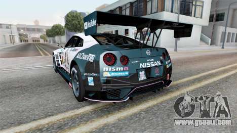 Nismo Nissan GT-R GT3 (R35) Tarawera for GTA San Andreas