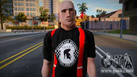 Skinhead Gang Against Racial Prejudice 1 for GTA San Andreas