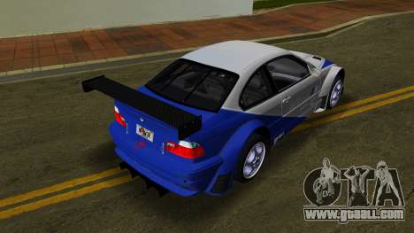 BMW M3 GTR E46 01 NFS for GTA Vice City
