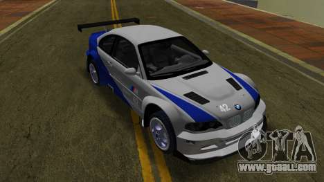 BMW M3 GTR E46 01 NFS for GTA Vice City