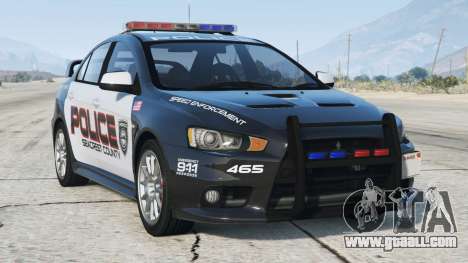 Mitsubishi Lancer Evolution X Police