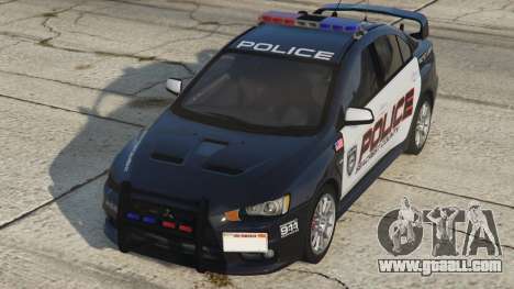 Mitsubishi Lancer Evolution X Police