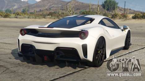 Ferrari 488 Pista Anti Flash White