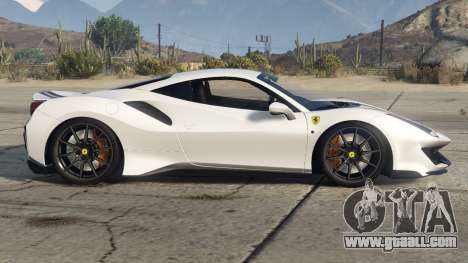 Ferrari 488 Pista Anti Flash White