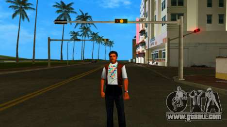 Casual man with pyramid for GTA Vice City