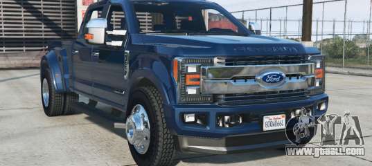 Ford F-350 Chathams Blue [Add-On] for GTA 5