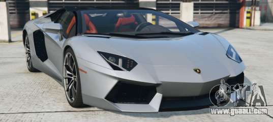 Lamborghini Aventador LP 700-4 Roadster (LB834) Pewter [Add-On] for GTA 5