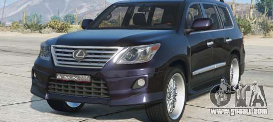 Lexus LX 570 (URJ200) Ship Gray [Add-On] for GTA 5