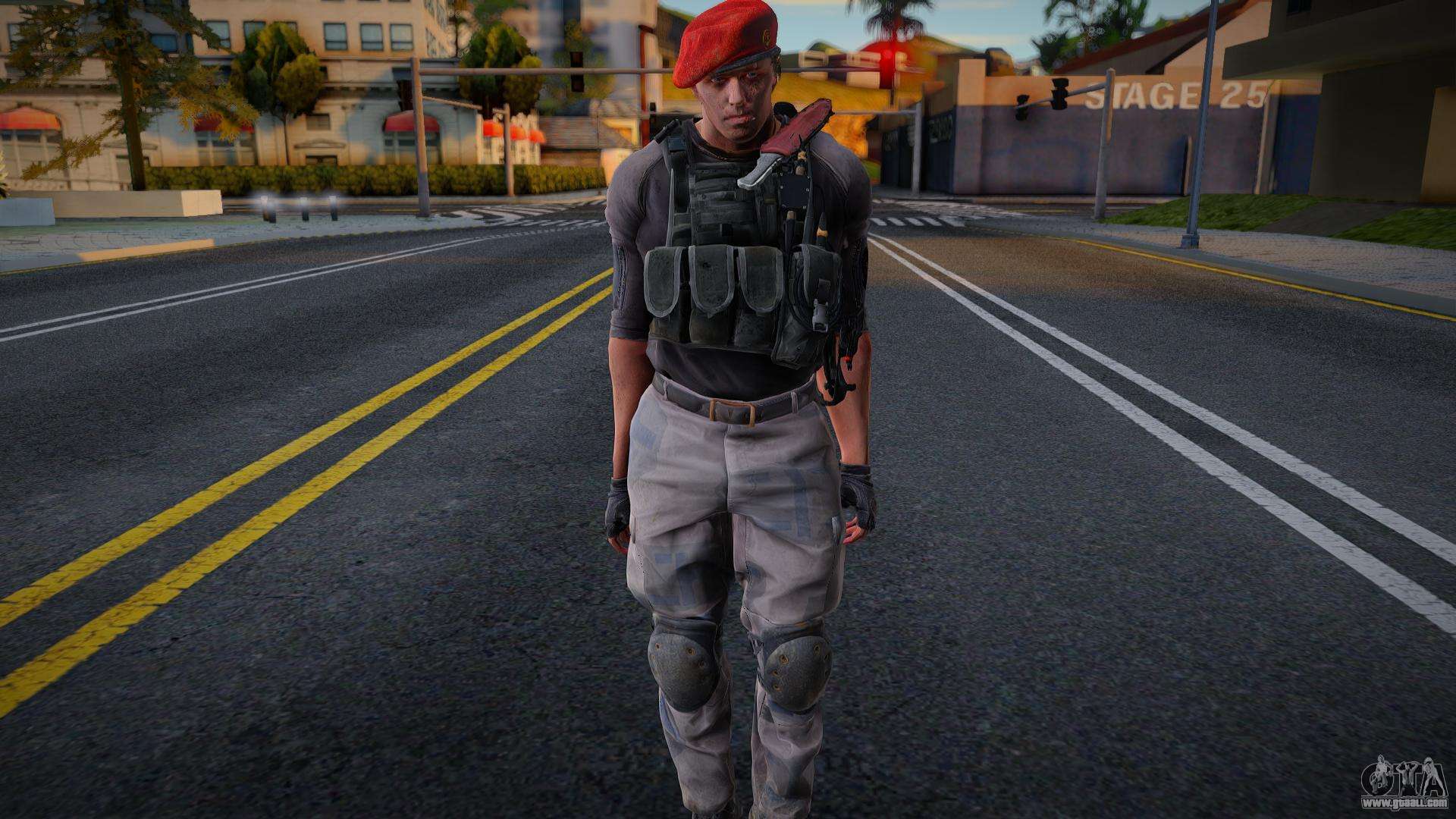 Skin De Krauser Mutado De Resident Evil 4 Remake for GTA San Andreas