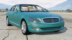 Mercedes-Benz S 550 (W221) Teal Green [Replace] for GTA 5