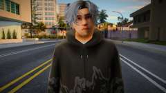 Blonde in a fashionable hoodie for GTA San Andreas