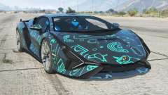Lamborghini Sian Pickled Bluewood for GTA 5