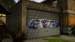 Grove CJ Garage Graffiti v2 for GTA San Andreas Definitive Edition