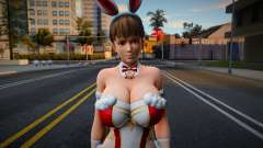 DOAXVV Sexy Hitomi Bunny Clock Red for GTA San Andreas
