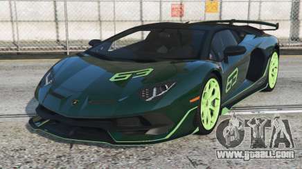 Lamborghini Aventador SVJ Deep Teal [Add-On] for GTA 5